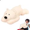 Cuddly Polar Bear Plush Toy - Soft, Foldable & Perfect for Kids' Gifts!
