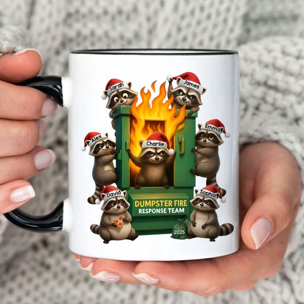 Cunning Raccoon Office Chaos Dumpster Fire Response Team - Personalized Mug - Funny Holiday Gift for Coworkers Cunning Raccoon Office Chaos Dumpster Fire Response Team - Personalized Mug - Funny Holiday Gift for Coworkers