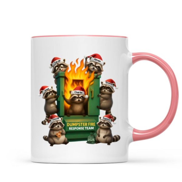 Cunning Raccoon Office Chaos Dumpster Fire Response Team - Personalized Mug - Funny Holiday Gift for Coworkers Cunning Raccoon Office Chaos Dumpster Fire Response Team - Personalized Mug - Funny Holiday Gift for Coworkers