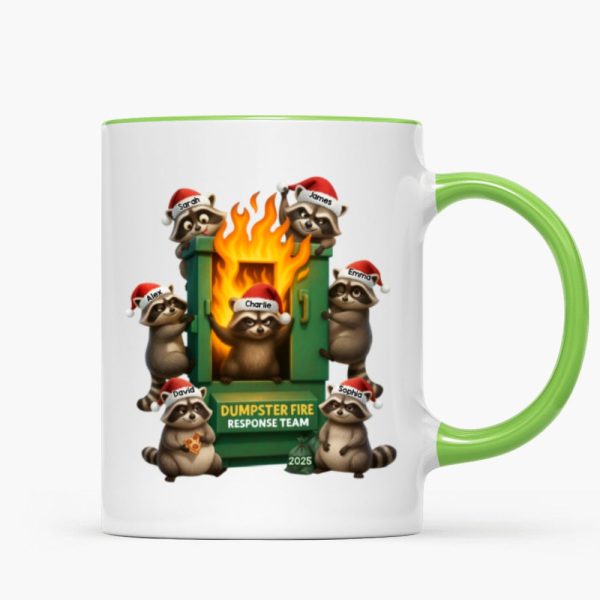 Cunning Raccoon Office Chaos Dumpster Fire Response Team - Personalized Mug - Funny Holiday Gift for Coworkers Cunning Raccoon Office Chaos Dumpster Fire Response Team - Personalized Mug - Funny Holiday Gift for Coworkers