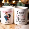 Cupid Ain't A Lie, Personalized Mug, Romantic Couple Gifts