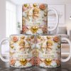 Cupid And Roses With Hearts And Bows Design - Personalized Custom Coffee Mug - CPL1330_MG