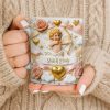 Cupid And Roses With Hearts And Bows Design - Personalized Custom Coffee Mug - CPL1330_MG