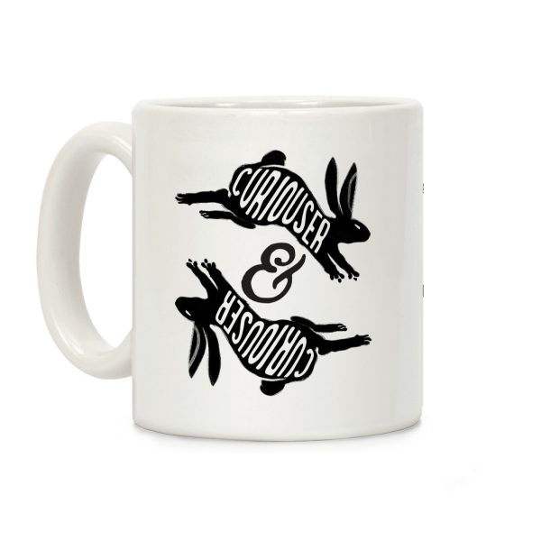 Curiouser And Curiouser Coffee Mug Curiouser And Curiouser Coffee Mug