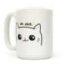 Cuss Cat Oh Shit Coffee Mug Cuss Cat Oh Shit Coffee Mug