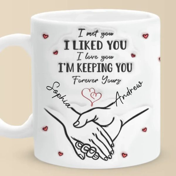 Custom 3D Inflated Effect Printed Mug - Personalized Anniversary Wedding Gifts For Husband And Wife, Him And Her - Always You, Always My Choice Custom 3D Inflated Effect Printed Mug - Personalized Anniversary Wedding Gifts For Husband And Wife, Him And Her - Always You, Always My Choice
