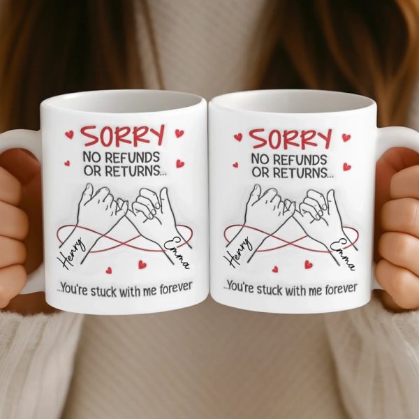 Custom 3D Inflated Effect Printed Mug - Personalized Anniversary Wedding Gifts For Husband And Wife, Him And Her - Built On Love Custom 3D Inflated Effect Printed Mug - Personalized Anniversary Wedding Gifts For Husband And Wife, Him And Her - Built On Love