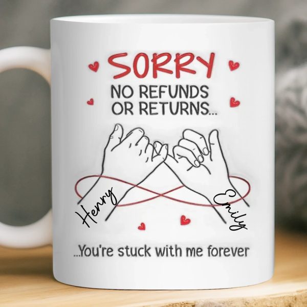 Custom 3D Inflated Effect Printed Mug - Personalized Anniversary Wedding Gifts For Husband And Wife, Him And Her - Built On Love Custom 3D Inflated Effect Printed Mug - Personalized Anniversary Wedding Gifts For Husband And Wife, Him And Her - Built On Love