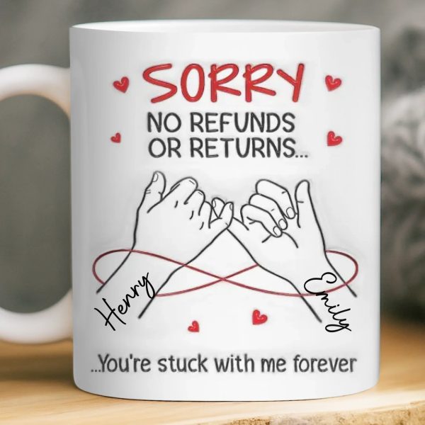 Custom 3D Inflated Effect Printed Mug - Personalized Anniversary Wedding Gifts For Husband And Wife, Him And Her - Built On Love Custom 3D Inflated Effect Printed Mug - Personalized Anniversary Wedding Gifts For Husband And Wife, Him And Her - Built On Love