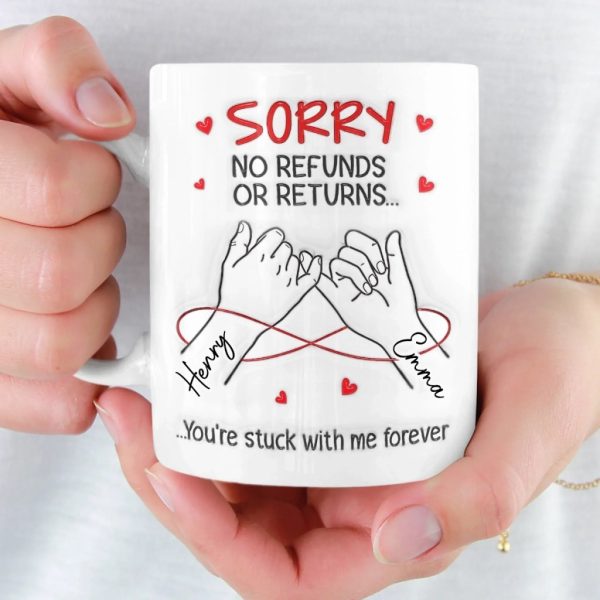 Custom 3D Inflated Effect Printed Mug - Personalized Anniversary Wedding Gifts For Husband And Wife, Him And Her - Built On Love Custom 3D Inflated Effect Printed Mug - Personalized Anniversary Wedding Gifts For Husband And Wife, Him And Her - Built On Love