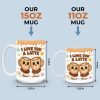 Custom 3D Inflated Effect Printed Mug - Personalized Anniversary Wedding Gifts For Husband And Wife, Him And Her - I Love You A Latte