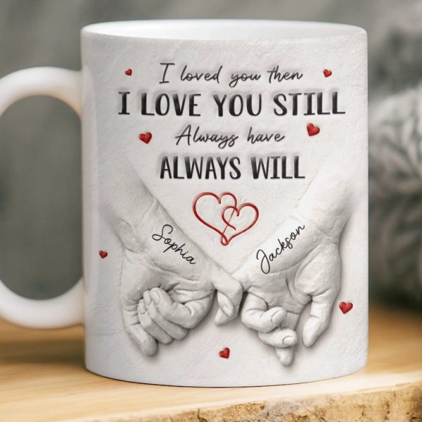 Custom 3D Inflated Effect Printed Mug - Personalized Anniversary Wedding Gifts For Husband And Wife, Him And Her - Love Grows Stronger With Us Custom 3D Inflated Effect Printed Mug - Personalized Anniversary Wedding Gifts For Husband And Wife, Him And Her - Love Grows Stronger With Us