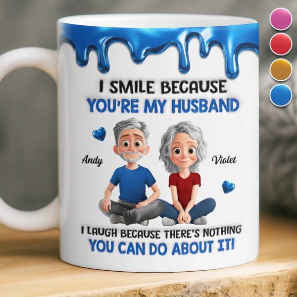Custom 3D Inflated Effect Printed Mug - Personalized Anniversary Wedding Gifts For Husband And Wife, Him And Her - Love That Feels Like Home