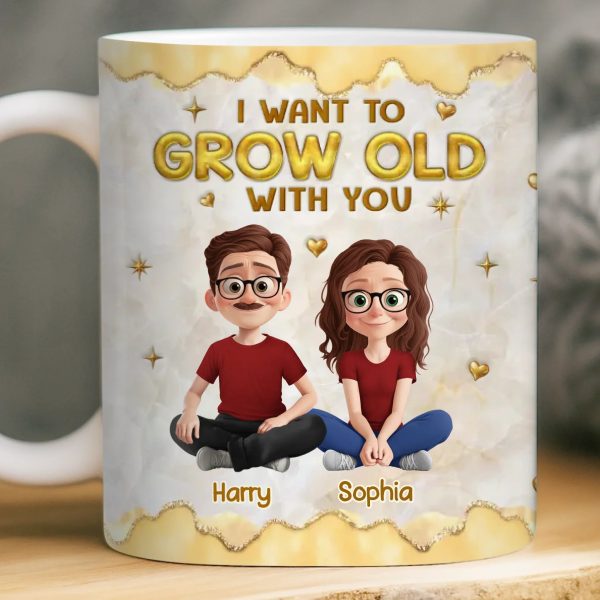 Custom 3D Inflated Effect Printed Mug - Personalized Anniversary Wedding Gifts For Husband And Wife, Him And Her - Our Connection Feels Natural Custom 3D Inflated Effect Printed Mug - Personalized Anniversary Wedding Gifts For Husband And Wife, Him And Her - Our Connection Feels Natural