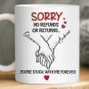 Custom 3D Inflated Effect Printed Mug - Personalized Anniversary Wedding Gifts For Husband And Wife, Him And Her - Side By Side Feels Natural Custom 3D Inflated Effect Printed Mug - Personalized Anniversary Wedding Gifts For Husband And Wife, Him And Her - Side By Side Feels Natural
