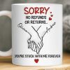 Custom 3D Inflated Effect Printed Mug - Personalized Anniversary Wedding Gifts For Husband And Wife, Him And Her - Side By Side Feels Natural Custom 3D Inflated Effect Printed Mug - Personalized Anniversary Wedding Gifts For Husband And Wife, Him And Her - Side By Side Feels Natural