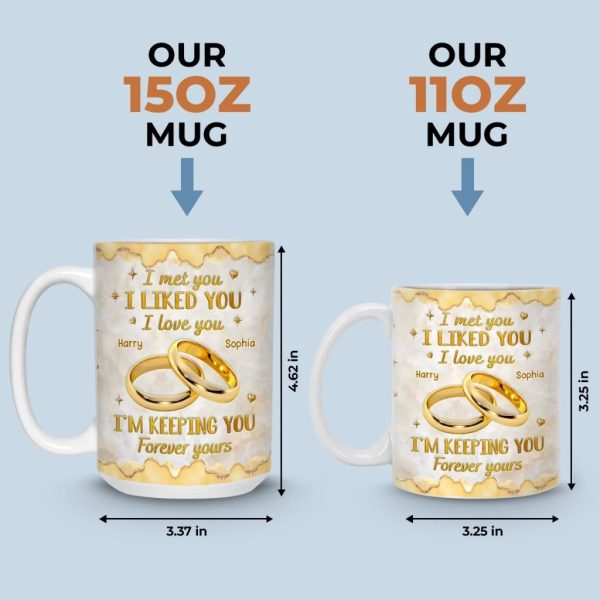 Custom 3D Inflated Effect Printed Mug - Personalized Anniversary Wedding Gifts For Husband And Wife, Him And Her - Still Choosing You Daily Custom 3D Inflated Effect Printed Mug - Personalized Anniversary Wedding Gifts For Husband And Wife, Him And Her - Still Choosing You Daily