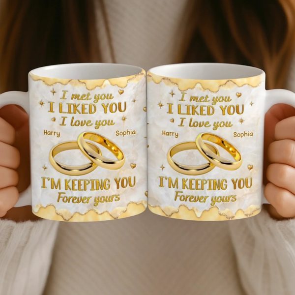 Custom 3D Inflated Effect Printed Mug - Personalized Anniversary Wedding Gifts For Husband And Wife, Him And Her - Still Choosing You Daily Custom 3D Inflated Effect Printed Mug - Personalized Anniversary Wedding Gifts For Husband And Wife, Him And Her - Still Choosing You Daily