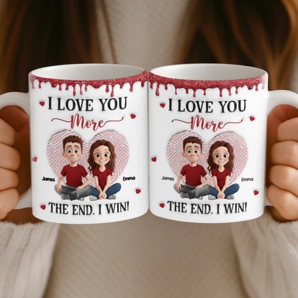 Custom 3D Inflated Effect Printed Mug - Personalized Anniversary Wedding Gifts For Husband And Wife, Him And Her - Together Is Where Peace Lives Custom 3D Inflated Effect Printed Mug - Personalized Anniversary Wedding Gifts For Husband And Wife, Him And Her - Together Is Where Peace Lives