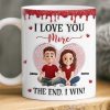 Custom 3D Inflated Effect Printed Mug - Personalized Anniversary Wedding Gifts For Husband And Wife, Him And Her - Together Is Where Peace Lives Custom 3D Inflated Effect Printed Mug - Personalized Anniversary Wedding Gifts For Husband And Wife, Him And Her - Together Is Where Peace Lives