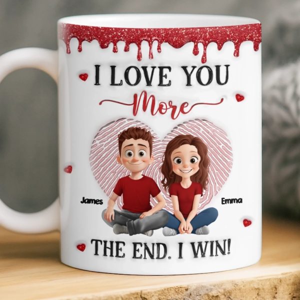 Custom 3D Inflated Effect Printed Mug - Personalized Anniversary Wedding Gifts For Husband And Wife, Him And Her - Together Is Where Peace Lives Custom 3D Inflated Effect Printed Mug - Personalized Anniversary Wedding Gifts For Husband And Wife, Him And Her - Together Is Where Peace Lives