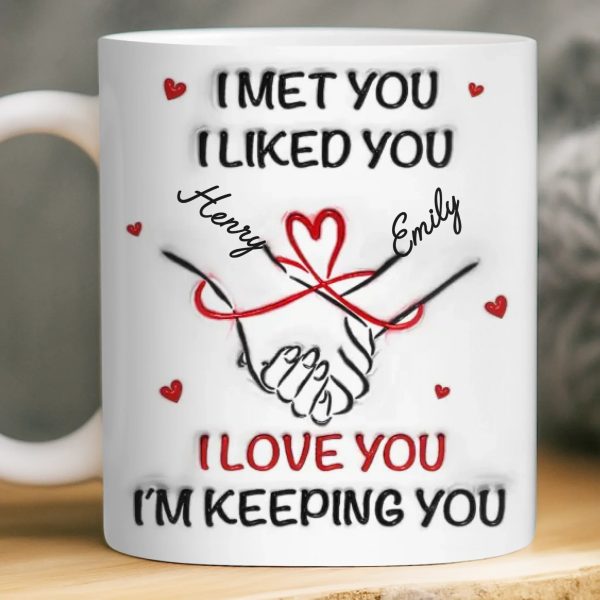 Custom 3D Inflated Effect Printed Mug - Personalized Anniversary Wedding Gifts For Husband And Wife, Him And Her - You Are My Constant Joy Custom 3D Inflated Effect Printed Mug - Personalized Anniversary Wedding Gifts For Husband And Wife, Him And Her - You Are My Constant Joy