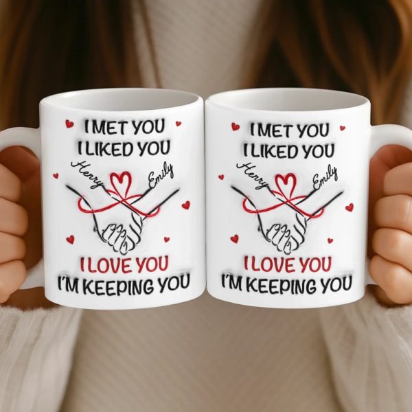 Custom 3D Inflated Effect Printed Mug - Personalized Anniversary Wedding Gifts For Husband And Wife, Him And Her - You Are My Constant Joy Custom 3D Inflated Effect Printed Mug - Personalized Anniversary Wedding Gifts For Husband And Wife, Him And Her - You Are My Constant Joy