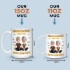 Custom 3D Inflated Effect Printed Mug - Personalized Anniversary Wedding Gifts For Husband And Wife, Him And Her - You Are My Home