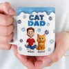 Custom 3D Inflated Effect Printed Mug - Personalized Birthday Gifts For Cat Lovers, Cat Mom And Dad - Living That Cat Life Custom 3D Inflated Effect Printed Mug - Personalized Birthday Gifts For Cat Lovers, Cat Mom And Dad - Living That Cat Life