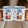 Custom 3D Inflated Effect Printed Mug - Personalized Birthday Gifts For Cat Lovers, Cat Mom And Dad - Living That Cat Life Custom 3D Inflated Effect Printed Mug - Personalized Birthday Gifts For Cat Lovers, Cat Mom And Dad - Living That Cat Life