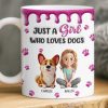Custom 3D Inflated Effect Printed Mug - Personalized Birthday Gifts For Dog Cat Lovers, Dog Dad And Mom, Cat Owners - A Soft Spot For Wagging Tails Custom 3D Inflated Effect Printed Mug - Personalized Birthday Gifts For Dog Cat Lovers, Dog Dad And Mom, Cat Owners - A Soft Spot For Wagging Tails