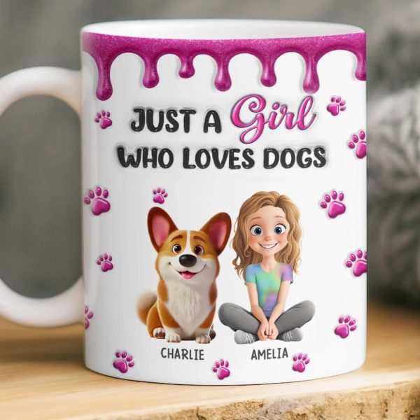 Custom 3D Inflated Effect Printed Mug - Personalized Birthday Gifts For Dog Cat Lovers, Dog Dad And Mom, Cat Owners - A Soft Spot For Wagging Tails Custom 3D Inflated Effect Printed Mug - Personalized Birthday Gifts For Dog Cat Lovers, Dog Dad And Mom, Cat Owners - A Soft Spot For Wagging Tails