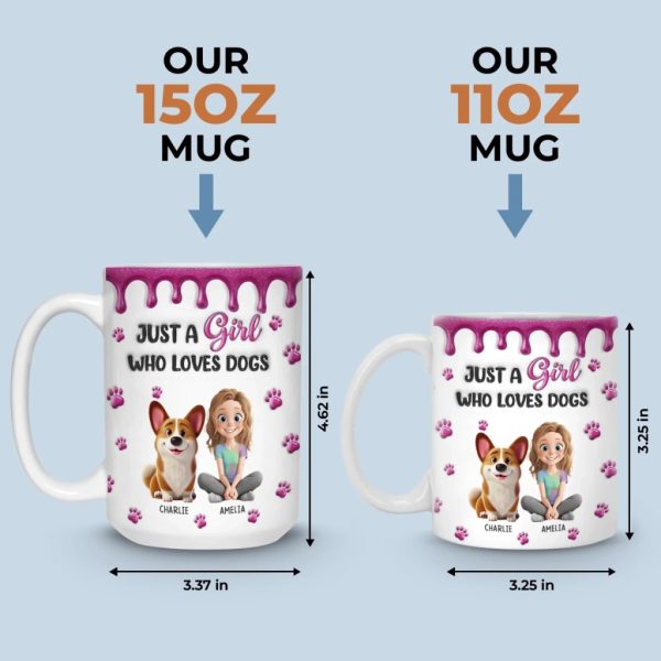 Custom 3D Inflated Effect Printed Mug - Personalized Birthday Gifts For Dog Cat Lovers, Dog Dad And Mom, Cat Owners - A Soft Spot For Wagging Tails Custom 3D Inflated Effect Printed Mug - Personalized Birthday Gifts For Dog Cat Lovers, Dog Dad And Mom, Cat Owners - A Soft Spot For Wagging Tails