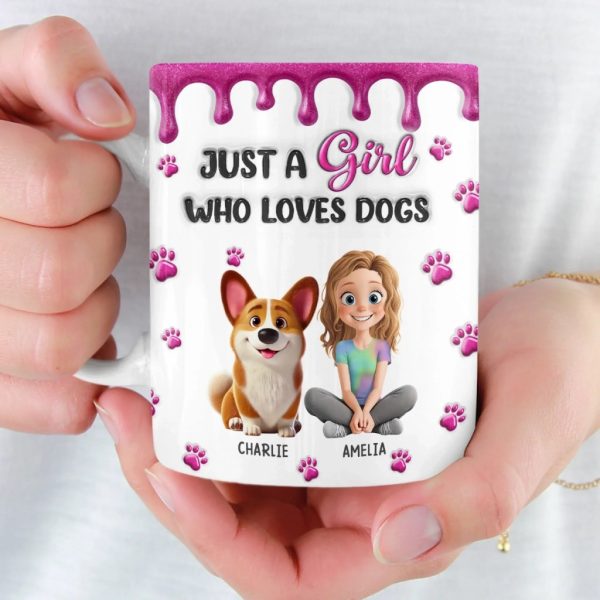 Custom 3D Inflated Effect Printed Mug - Personalized Birthday Gifts For Dog Cat Lovers, Dog Dad And Mom, Cat Owners - A Soft Spot For Wagging Tails Custom 3D Inflated Effect Printed Mug - Personalized Birthday Gifts For Dog Cat Lovers, Dog Dad And Mom, Cat Owners - A Soft Spot For Wagging Tails