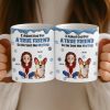 Custom 3D Inflated Effect Printed Mug - Personalized Birthday Gifts For Dog Lovers, Dog Dad And Mom - A Blessing With A Wagging Tail