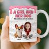 Custom 3D Inflated Effect Printed Mug - Personalized Birthday Gifts For Dog Lovers, Dog Dad And Mom - Her World, Her Dog Custom 3D Inflated Effect Printed Mug - Personalized Birthday Gifts For Dog Lovers, Dog Dad And Mom - Her World, Her Dog