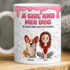 Custom 3D Inflated Effect Printed Mug - Personalized Birthday Gifts For Dog Lovers, Dog Dad And Mom - Her World, Her Dog Custom 3D Inflated Effect Printed Mug - Personalized Birthday Gifts For Dog Lovers, Dog Dad And Mom - Her World, Her Dog