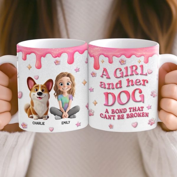 Custom 3D Inflated Effect Printed Mug - Personalized Birthday Gifts For Dog Lovers, Dog Dad And Mom - More Than Pets, More Than Family Custom 3D Inflated Effect Printed Mug - Personalized Birthday Gifts For Dog Lovers, Dog Dad And Mom - More Than Pets, More Than Family