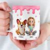 Custom 3D Inflated Effect Printed Mug - Personalized Birthday Gifts For Dog Lovers, Dog Dad And Mom - More Than Pets, More Than Family Custom 3D Inflated Effect Printed Mug - Personalized Birthday Gifts For Dog Lovers, Dog Dad And Mom - More Than Pets, More Than Family
