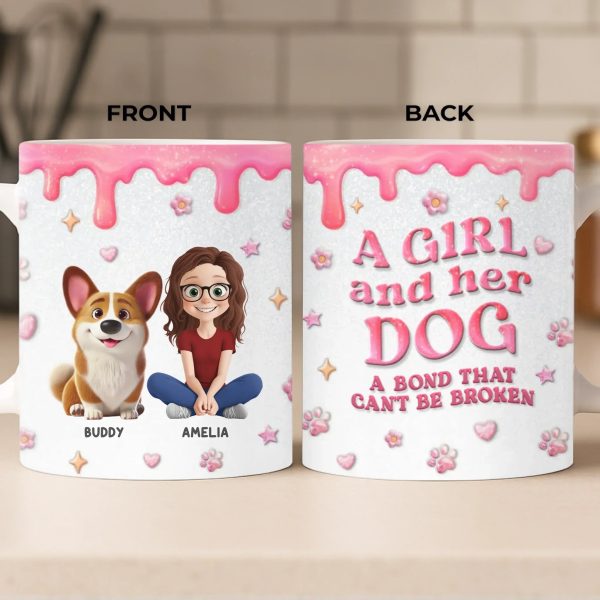 Custom 3D Inflated Effect Printed Mug - Personalized Birthday Gifts For Dog Lovers, Dog Dad And Mom - More Than Pets, More Than Family Custom 3D Inflated Effect Printed Mug - Personalized Birthday Gifts For Dog Lovers, Dog Dad And Mom - More Than Pets, More Than Family