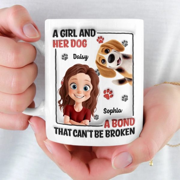 Custom 3D Inflated Effect Printed Mug - Personalized Birthday Gifts For Dog Lovers, Dog Dad And Mom - Officially Owned By Dogs Custom 3D Inflated Effect Printed Mug - Personalized Birthday Gifts For Dog Lovers, Dog Dad And Mom - Officially Owned By Dogs