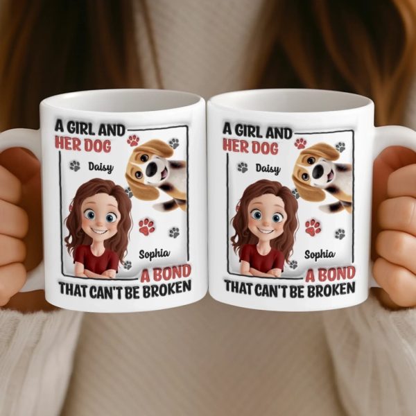 Custom 3D Inflated Effect Printed Mug - Personalized Birthday Gifts For Dog Lovers, Dog Dad And Mom - Officially Owned By Dogs Custom 3D Inflated Effect Printed Mug - Personalized Birthday Gifts For Dog Lovers, Dog Dad And Mom - Officially Owned By Dogs