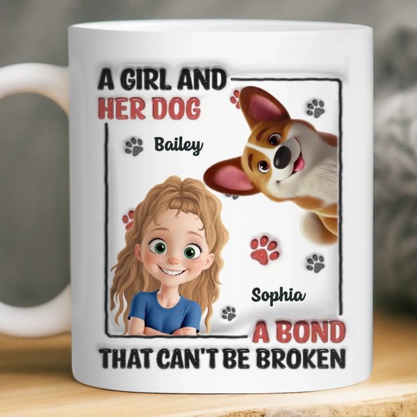 Custom 3D Inflated Effect Printed Mug - Personalized Birthday Gifts For Dog Lovers, Dog Dad And Mom - Officially Owned By Dogs Custom 3D Inflated Effect Printed Mug - Personalized Birthday Gifts For Dog Lovers, Dog Dad And Mom - Officially Owned By Dogs