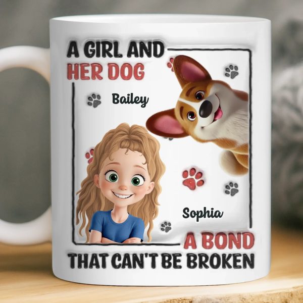 Custom 3D Inflated Effect Printed Mug - Personalized Birthday Gifts For Dog Lovers, Dog Dad And Mom - Officially Owned By Dogs Custom 3D Inflated Effect Printed Mug - Personalized Birthday Gifts For Dog Lovers, Dog Dad And Mom - Officially Owned By Dogs