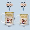 Custom 3D Inflated Effect Printed Mug - Personalized Birthday Gifts For Dog Lovers, Dog Dad And Mom - Paws And Pinky Promises Custom 3D Inflated Effect Printed Mug - Personalized Birthday Gifts For Dog Lovers, Dog Dad And Mom - Paws And Pinky Promises