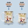 Custom 3D Inflated Effect Printed Mug - Personalized Birthday Gifts For Dog Lovers, Dog Dad And Mom - Small Paws Big Happiness Custom 3D Inflated Effect Printed Mug - Personalized Birthday Gifts For Dog Lovers, Dog Dad And Mom - Small Paws Big Happiness