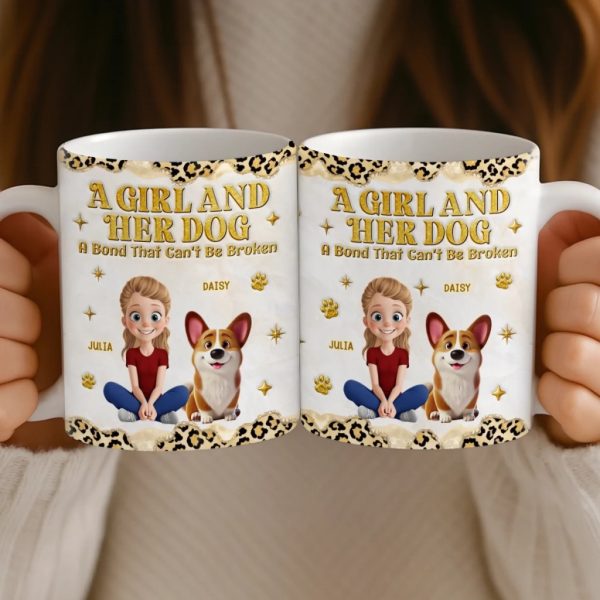 Custom 3D Inflated Effect Printed Mug - Personalized Birthday Gifts For Dog Lovers, Dog Dad And Mom - Small Paws Big Happiness Custom 3D Inflated Effect Printed Mug - Personalized Birthday Gifts For Dog Lovers, Dog Dad And Mom - Small Paws Big Happiness