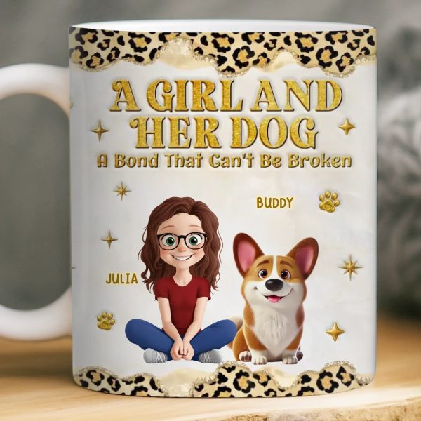 Custom 3D Inflated Effect Printed Mug - Personalized Birthday Gifts For Dog Lovers, Dog Dad And Mom - Small Paws Big Happiness Custom 3D Inflated Effect Printed Mug - Personalized Birthday Gifts For Dog Lovers, Dog Dad And Mom - Small Paws Big Happiness