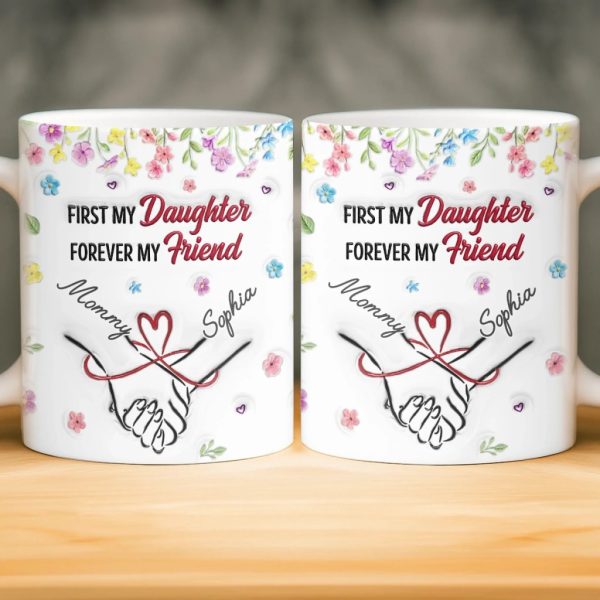 Custom 3D Inflated Effect Printed Mug - Personalized Birthday Gifts For Mom, Daughter - Home Is Wherever You Are Custom 3D Inflated Effect Printed Mug - Personalized Birthday Gifts For Mom, Daughter - Home Is Wherever You Are