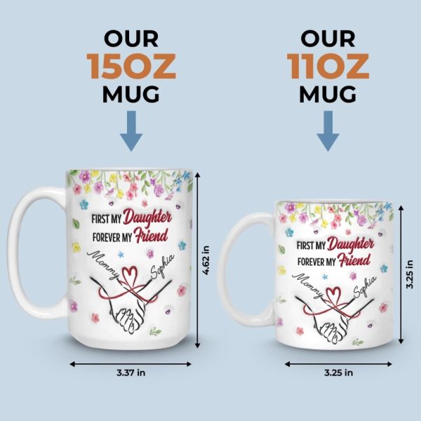 Custom 3D Inflated Effect Printed Mug - Personalized Birthday Gifts For Mom, Daughter - Home Is Wherever You Are Custom 3D Inflated Effect Printed Mug - Personalized Birthday Gifts For Mom, Daughter - Home Is Wherever You Are